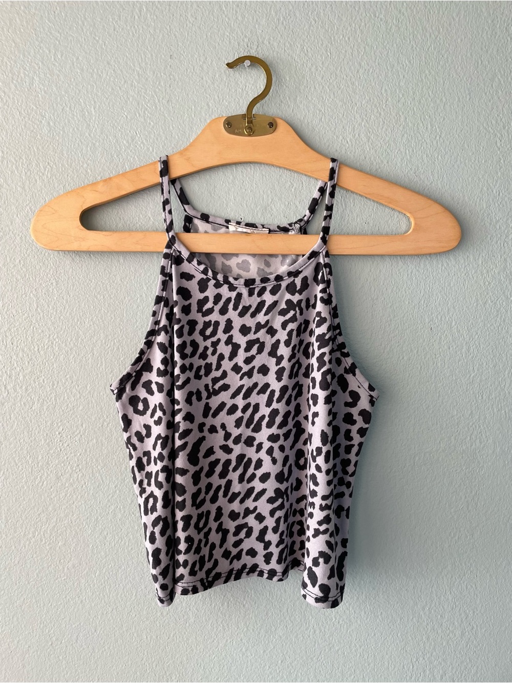 ♦️5/$15♦️ Olivia Rae | Gray Scale Cheetah Print Tank